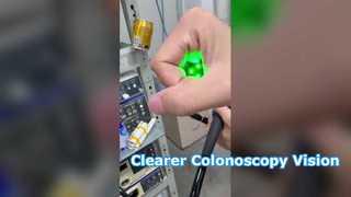 Una mirada más cercana: CF-HQ290I Colonoscopio flexible de alcance flexible Profundidad de campo de 4 mm Guía NBI RIT